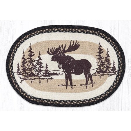 Palacedesigns 20 x 30 in. OP-313 Moose Silhouette Oval Patch PA3374674